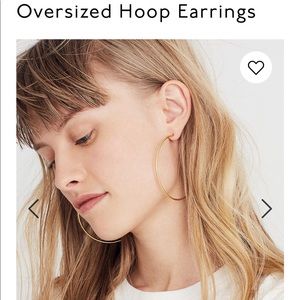Oversized Hope Earrings Gold